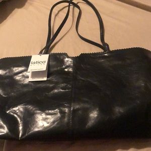 Black never used Latico shoulder bag